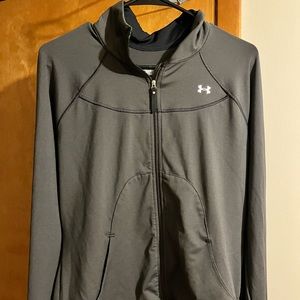 Gray Under Armor Zip-Up